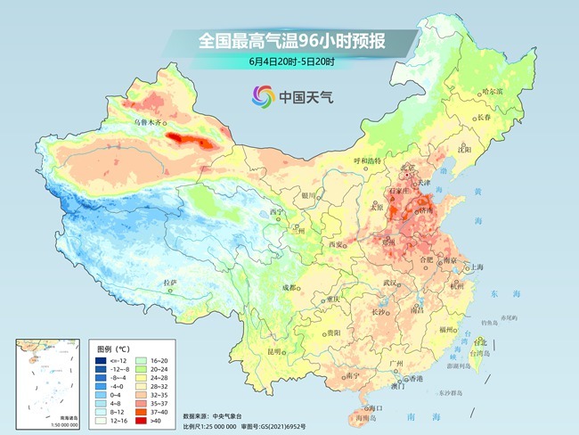 气温(🕔)弹射起飞！河北、河南、山东部分地区最高气温将超过38℃